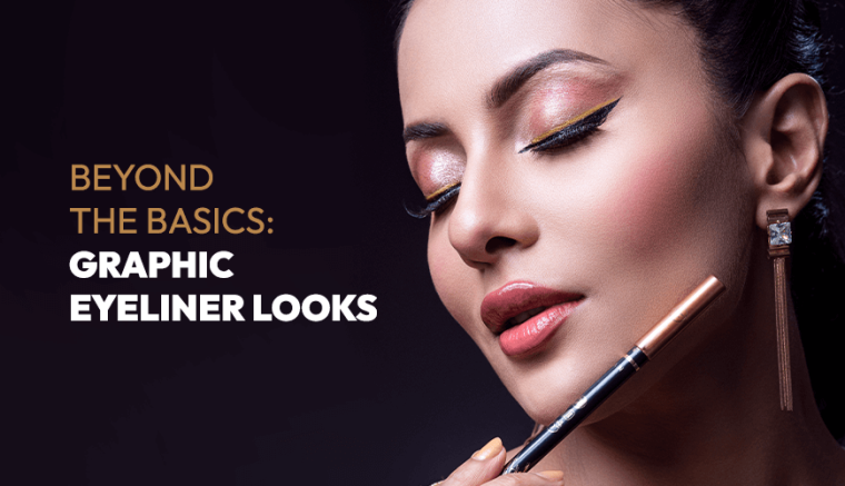Beyond the Basics Creative Graphic Eyeliner Looks Using Gel Eyeliners